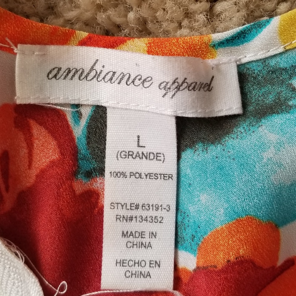 Floral Racerback Tank Top - Picture 4 of 4